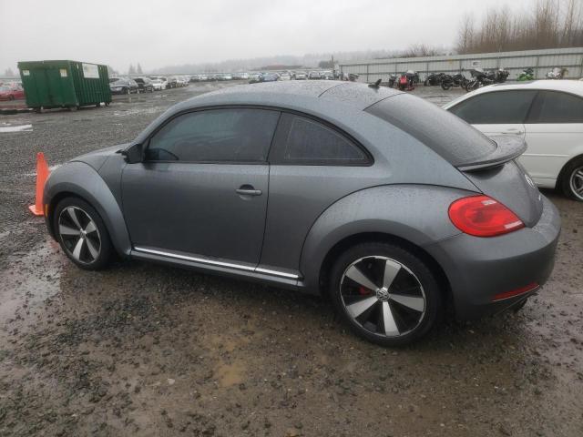 3VWVA7AT6CM618619 - 2012 VOLKSWAGEN BEETLE TURBO GRAY photo 2