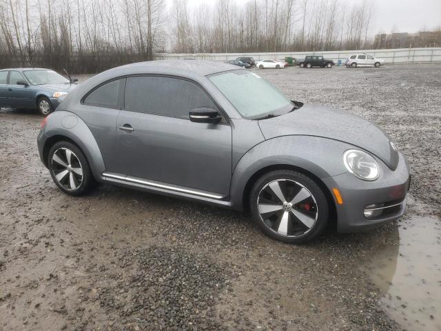 3VWVA7AT6CM618619 - 2012 VOLKSWAGEN BEETLE TURBO GRAY photo 4