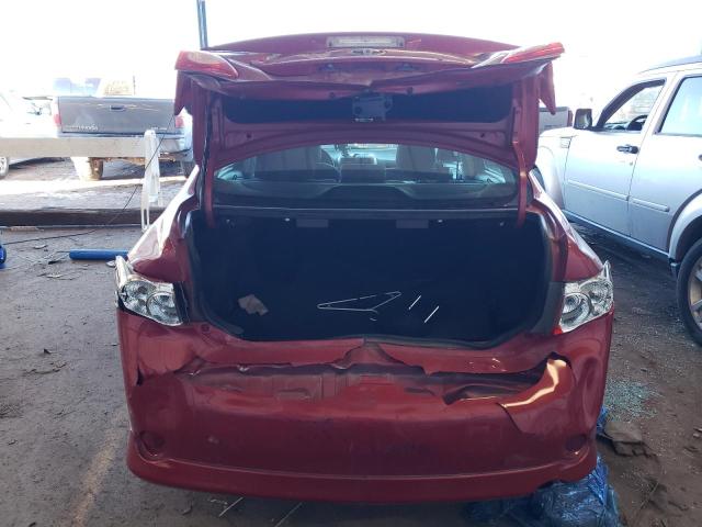 2T1BU4EE8AC503601 - 2010 TOYOTA COROLLA BASE RED photo 6