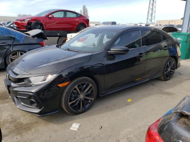 SHHFK7H46MU413082 - 2021 HONDA CIVIC SPORT 黑色 照片 1