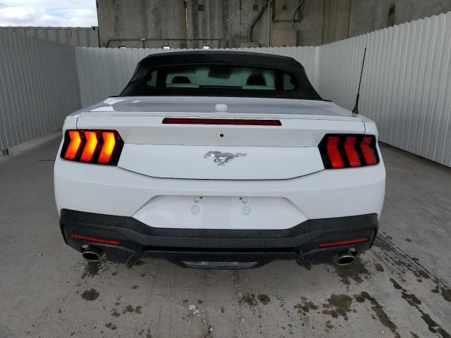 1FAGP8UH6R5113191 - 2024 FORD MUSTANG WHITE photo 6