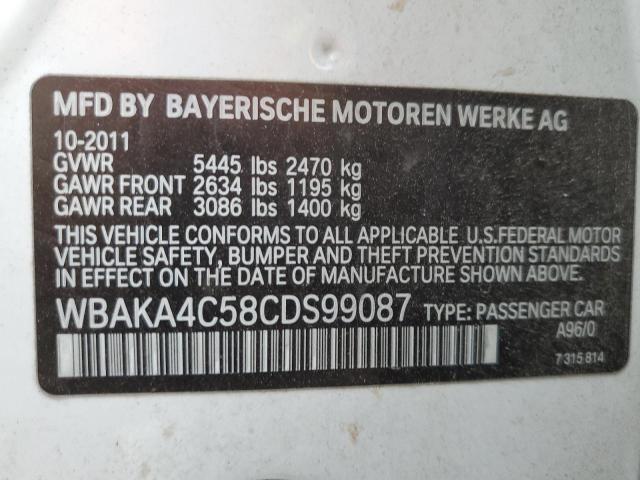 WBAKA4C58CDS99087 - 2012 BMW 740 I WHITE photo 12