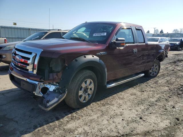 1FTRX12V09FA30949 - 2009 FORD F150 SUPER CAB MAROON photo 1