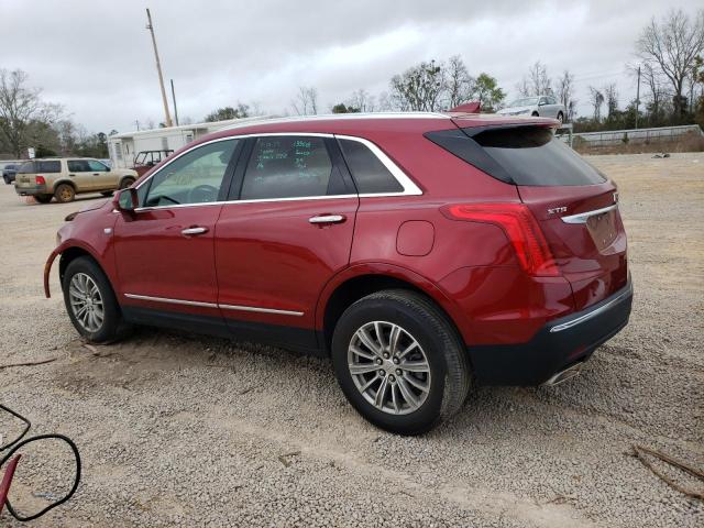 1GYKNCRS2KZ257654 - 2019 CADILLAC XT5 LUXURY RED photo 2