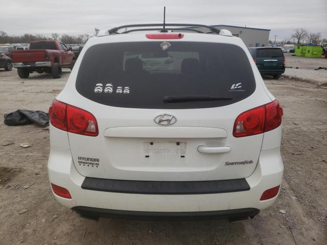 5NMSG13D07H115457 - 2007 HYUNDAI SANTA FE GLS WHITE photo 6