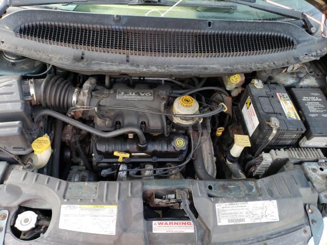 2C4GP44342R714311 - 2002 CHRYSLER TOWN & COU LX GREEN photo 12