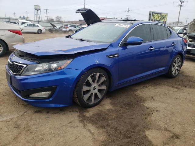 5XXGR4A68CG054020 - 2012 KIA OPTIMA SX BLUE photo 1