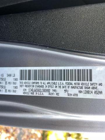 1C4BJWDG6DL582092 - 2013 JEEP WRANGLER U SPORT ვერცხლისფერი ფოტო 10