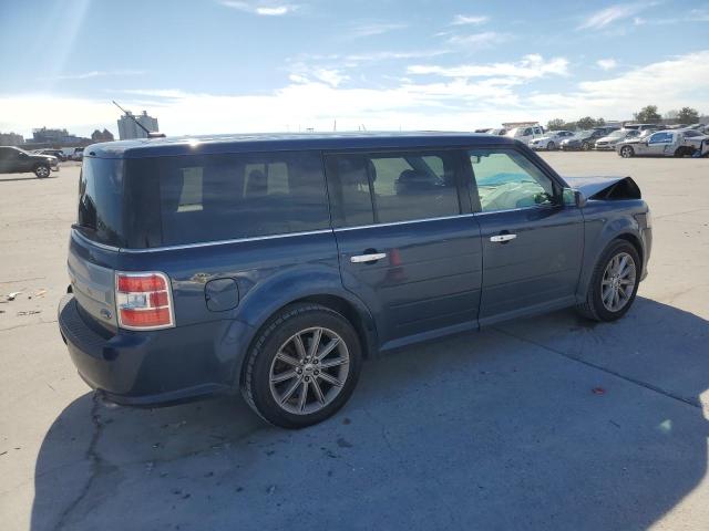 2FMGK5D86HBA13363 - 2017 FORD FLEX LIMITED BLUE photo 3