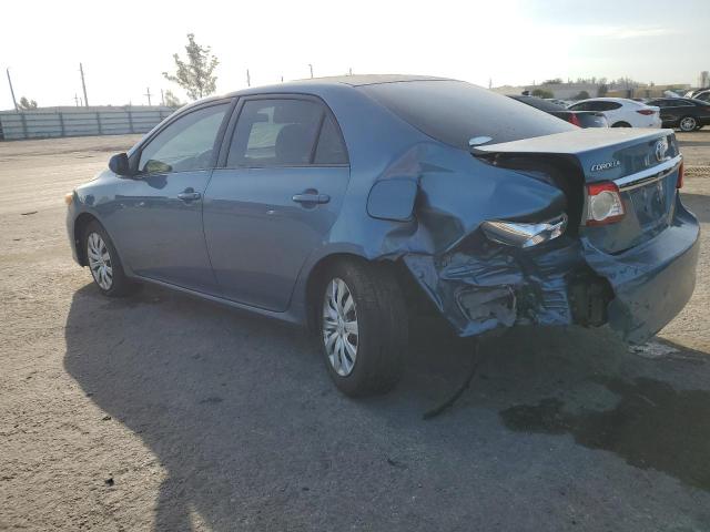 5YFBU4EE2CP006191 - 2012 TOYOTA COROLLA BASE BLUE photo 2