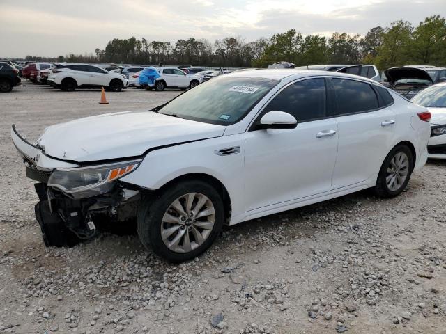 5XXGU4L33JG206218 - 2018 KIA OPTIMA EX WHITE photo 1