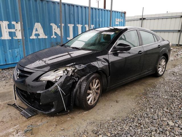 1YVHZ8DHXC5M41224 - 2012 MAZDA 6 I BLACK photo 1