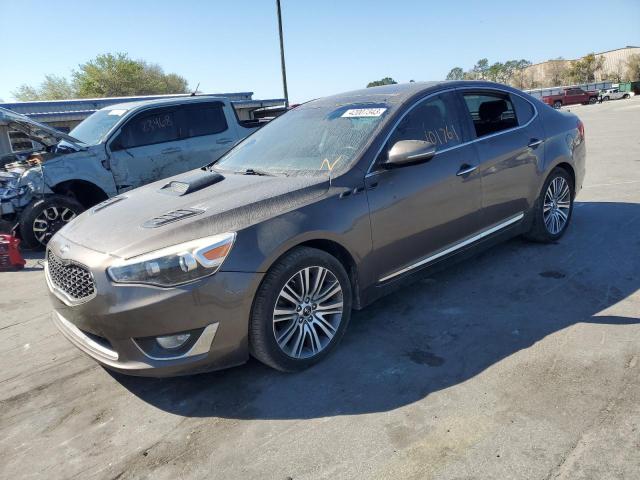 KNALN4D7XF5187818 - 2015 KIA CADENZA PREMIUM GRAY photo 1