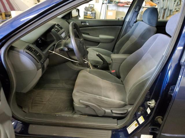 1HGCM55405A145228 - 2005 HONDA ACCORD LX BLUE photo 7