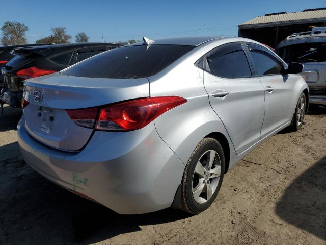 5NPDH4AE8CH099458 - 2012 HYUNDAI ELANTRA GLS SILVER photo 3