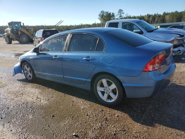 1HGFA16888L029283 - 2008 HONDA CIVIC EX BLUE photo 2