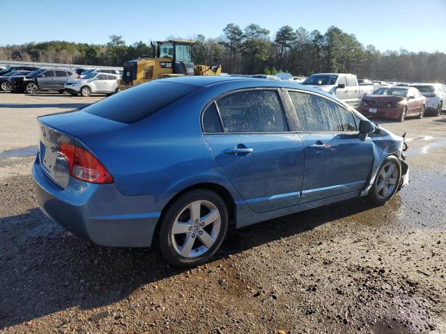 1HGFA16888L029283 - 2008 HONDA CIVIC EX BLUE photo 3