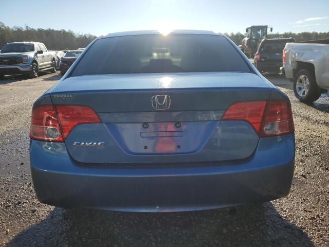 1HGFA16888L029283 - 2008 HONDA CIVIC EX BLUE photo 6