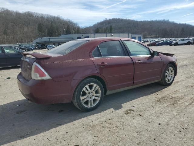 3FAFP08106R212298 - 2006 FORD FUSION SEL BURGUNDY photo 3