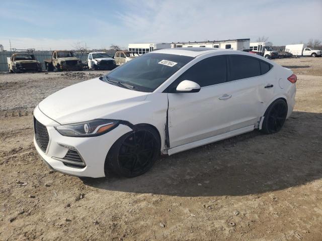 KMHD04LB4JU531097 - 2018 HYUNDAI ELANTRA SPORT WHITE photo 1