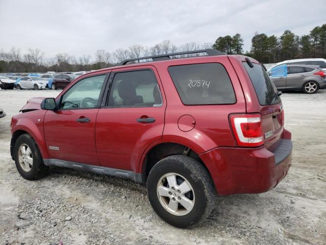 1FMCU93188KA20874 - 2008 FORD ESCAPE XLT RED photo 2