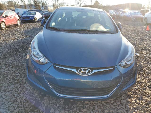 KMHDH4AE4GU602975 - 2016 HYUNDAI ELANTRA SE BLUE photo 5