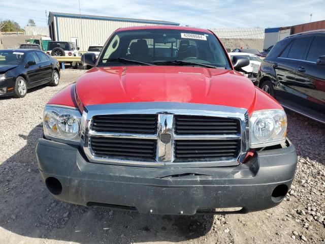 1D7HE22K07S103454 - 2007 DODGE DAKOTA ST RED photo 5