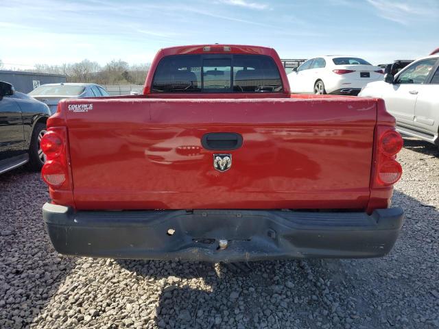 1D7HE22K07S103454 - 2007 DODGE DAKOTA ST RED photo 6