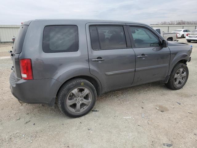 5FNYF3H73DB024062 - 2013 HONDA PILOT EXLN GRAY photo 3