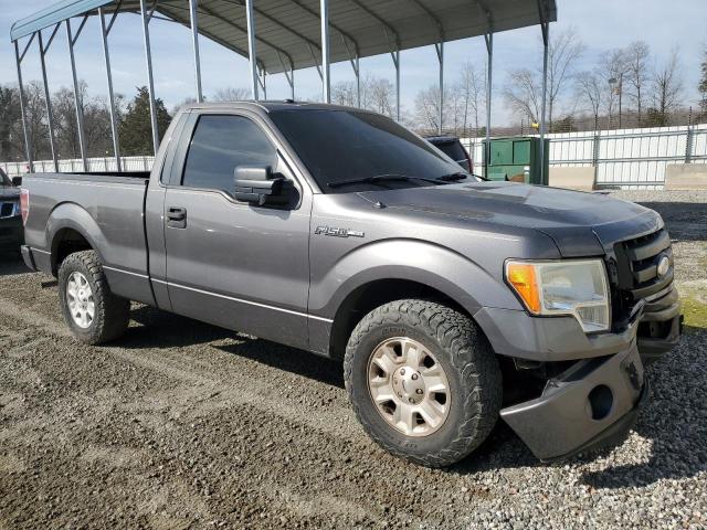 1FTRF12W29KB14192 - 2009 FORD F150 GRAY photo 4