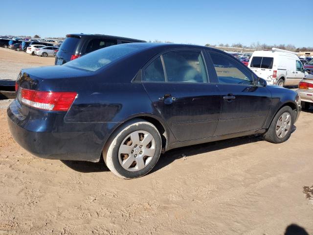 5NPET46C76H135123 - 2006 HYUNDAI SONATA GL BLUE photo 3