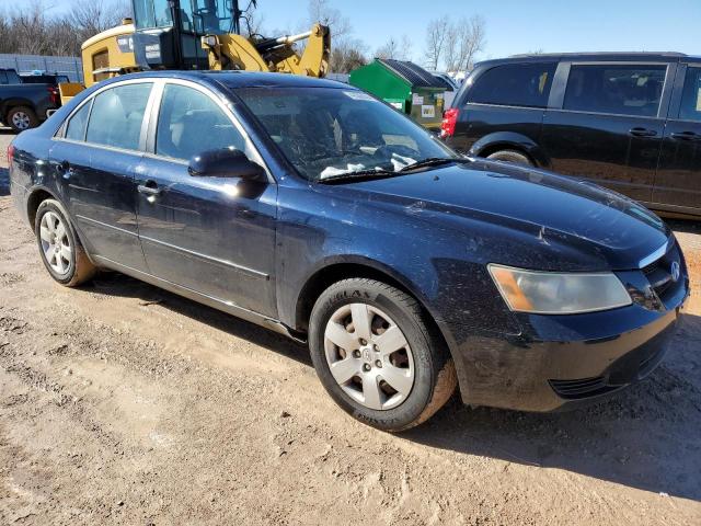 5NPET46C76H135123 - 2006 HYUNDAI SONATA GL BLUE photo 4