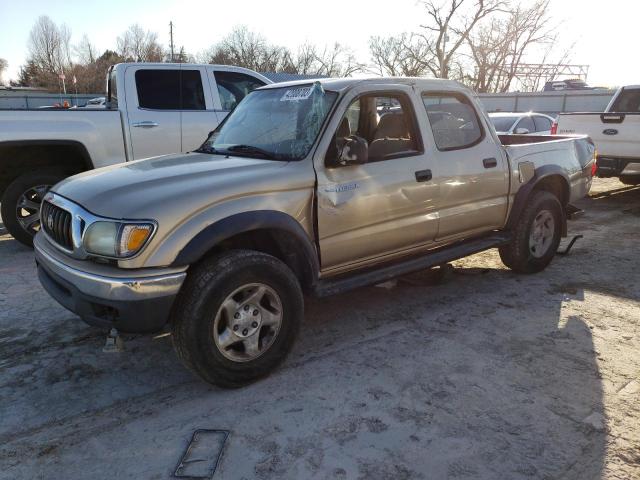 5TEGN92N62Z013514 - 2002 TOYOTA TACOMA DOUBLE CAB PRERUNNER TAN photo 1