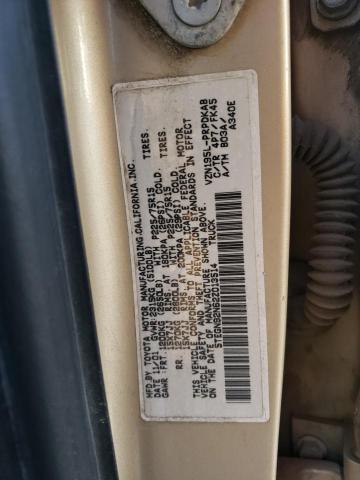 5TEGN92N62Z013514 - 2002 TOYOTA TACOMA DOUBLE CAB PRERUNNER TAN photo 12