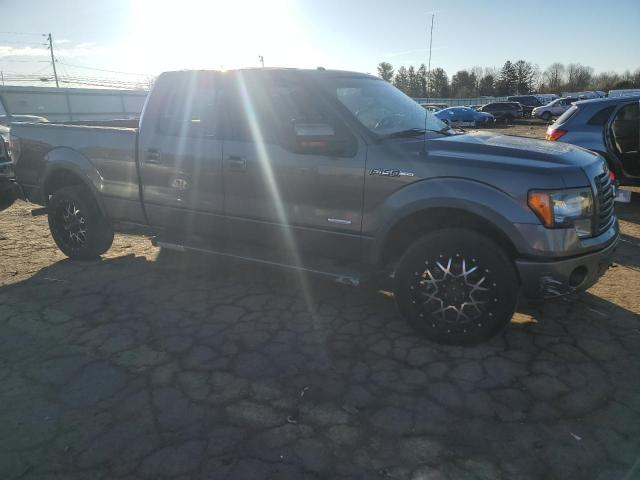 1FTFW1ET5CKD72072 - 2012 FORD F150 SUPERCREW GRAY photo 4