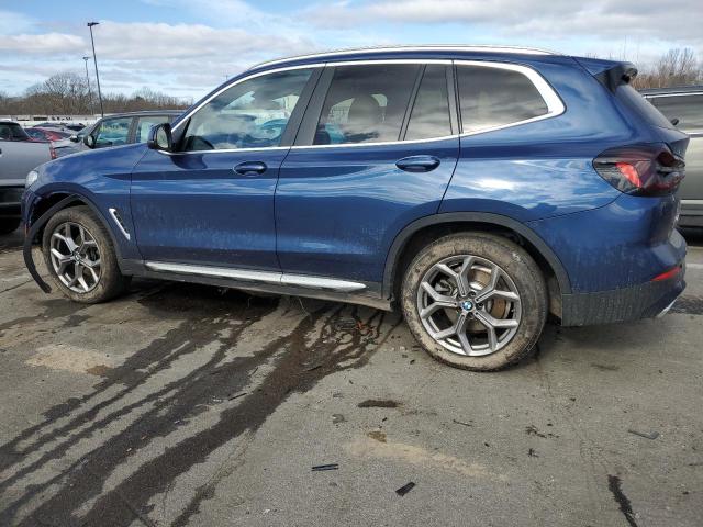 WBX57DP00PN203002 - 2023 BMW X3 XDRIVE30I BLUE photo 2