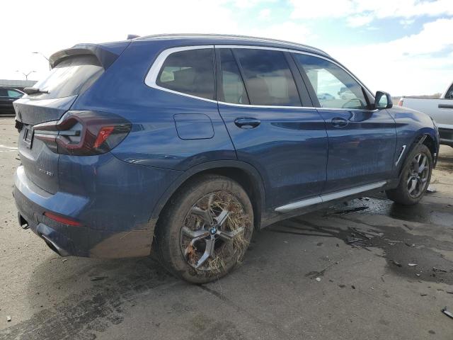 WBX57DP00PN203002 - 2023 BMW X3 XDRIVE30I BLUE photo 3