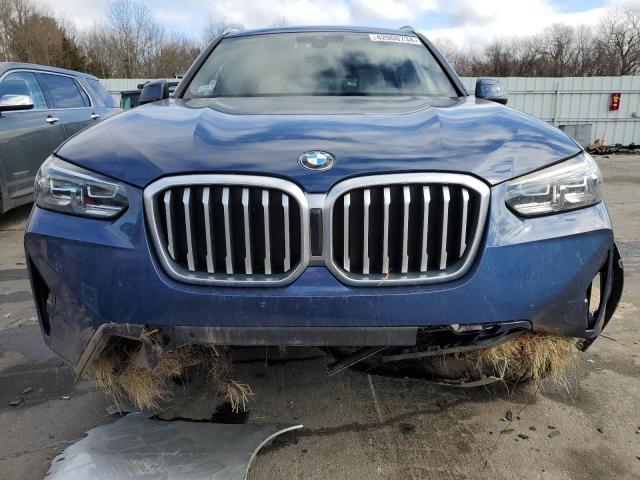 WBX57DP00PN203002 - 2023 BMW X3 XDRIVE30I BLUE photo 5