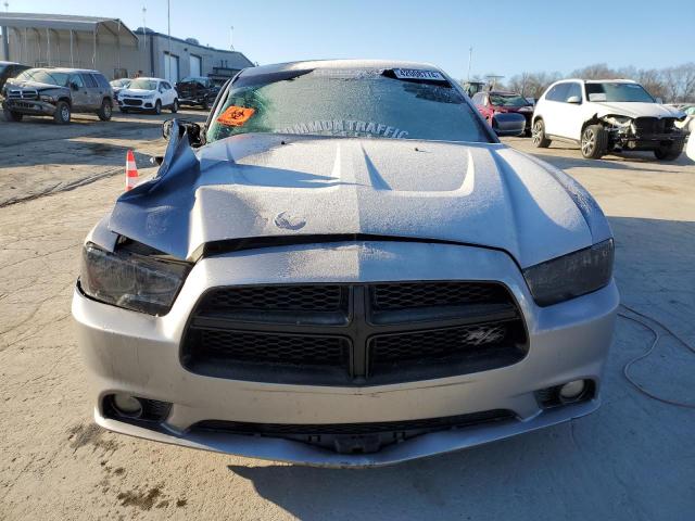 2C3CDXCT5EH330028 - 2014 DODGE CHARGER R/T SILVER photo 5