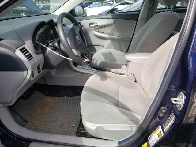 2T1BU4EE0BC692200 - 2011 TOYOTA COROLLA BASE BLUE photo 7