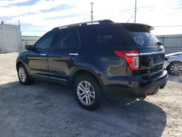 1FM5K8D86EGC21496 - 2014 FORD EXPLORER XLT BLACK photo 2