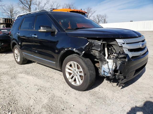 1FM5K8D86EGC21496 - 2014 FORD EXPLORER XLT BLACK photo 4