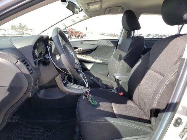 2T1BU4EE1CC893508 - 2012 TOYOTA COROLLA BASE SILVER photo 7