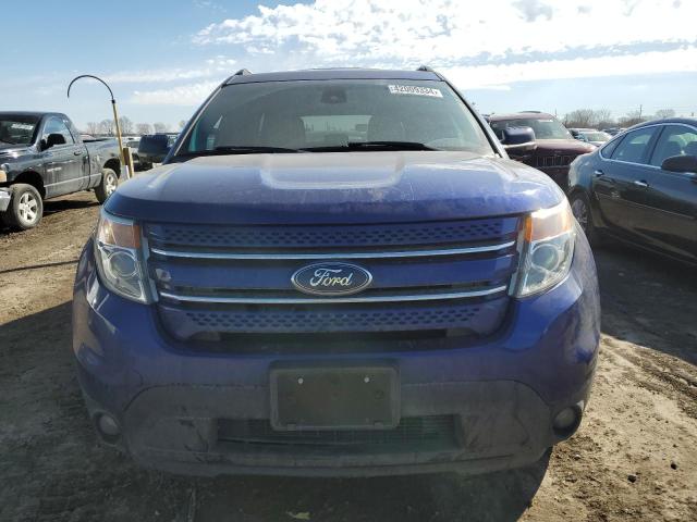 1FM5K8F85DGA34567 - 2013 FORD EXPLORER LIMITED BLUE photo 5