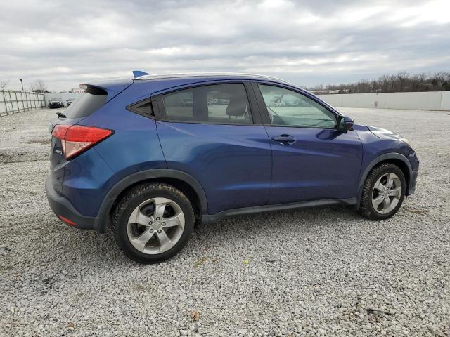 3CZRU6H75GM741164 - 2016 HONDA HR-V EXL BLUE photo 3