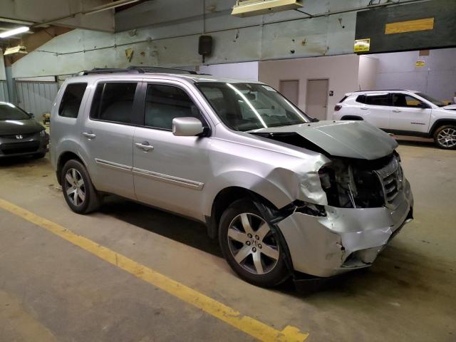 5FNYF3H97EB016629 - 2014 HONDA PILOT TOURING SILVER photo 4