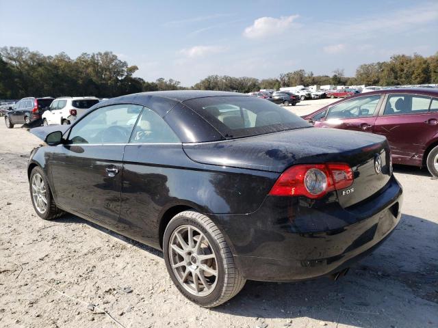 WVWBA71F87V038526 - 2007 VOLKSWAGEN EOS 2.0T BLACK photo 2