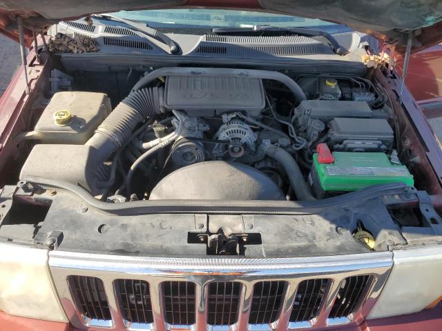 1J8HG48K37C685723 - 2007 JEEP COMMANDER BURGUNDY photo 11