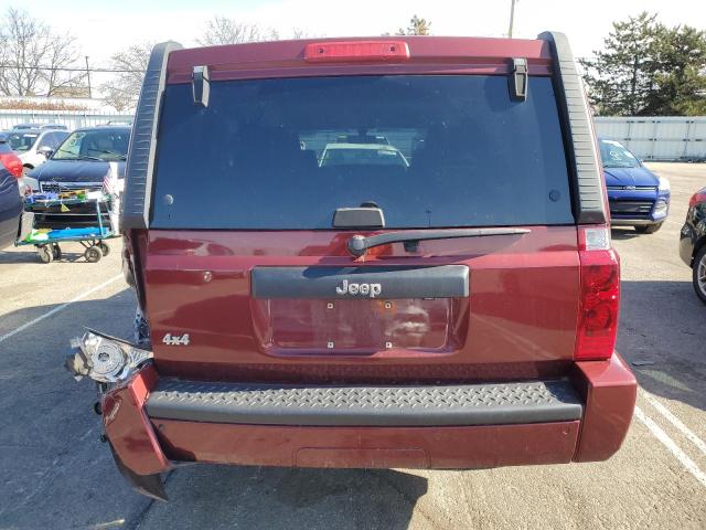 1J8HG48K37C685723 - 2007 JEEP COMMANDER 勃艮第红 照片 6