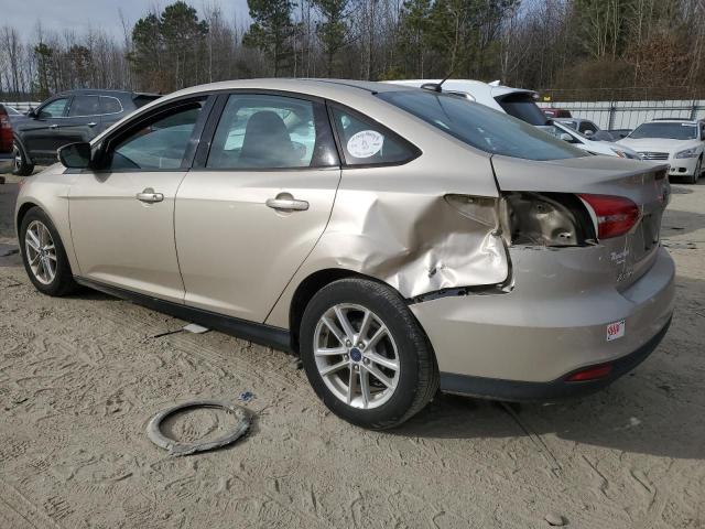 1FADP3F28HL326765 - 2017 FORD FOCUS SE BEIGE photo 2